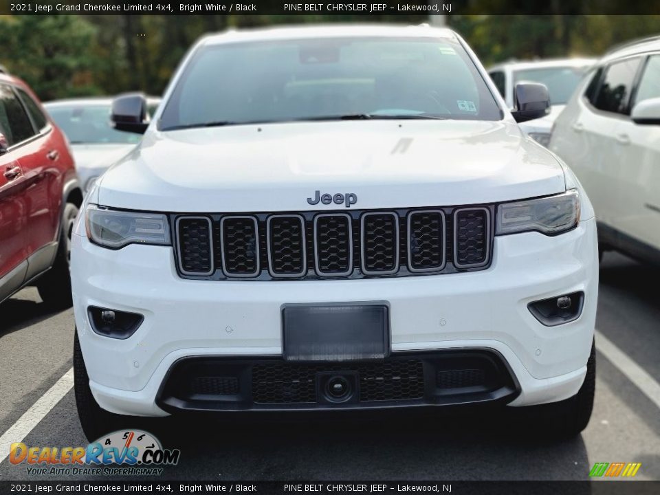 2021 Jeep Grand Cherokee Limited 4x4 Bright White / Black Photo #2