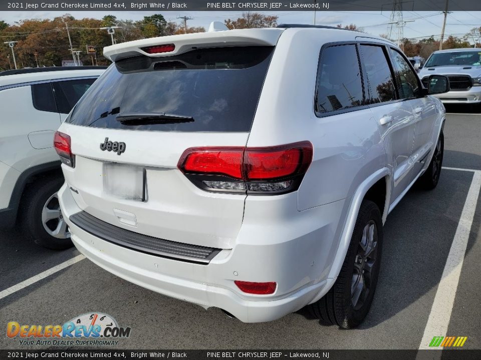 2021 Jeep Grand Cherokee Limited 4x4 Bright White / Black Photo #3