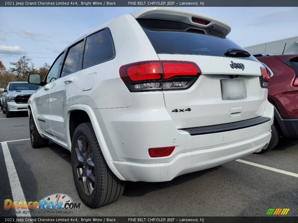 2021 Jeep Grand Cherokee Limited 4x4 Bright White / Black Photo #4