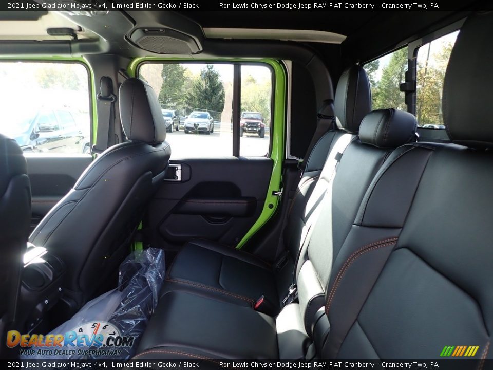 Rear Seat of 2021 Jeep Gladiator Mojave 4x4 Photo #14