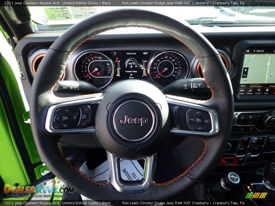 2021 Jeep Gladiator Mojave 4x4 Steering Wheel Photo #17