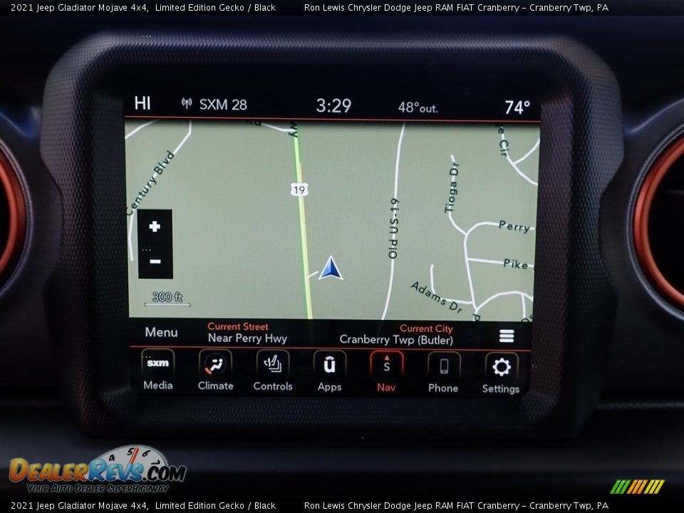 Navigation of 2021 Jeep Gladiator Mojave 4x4 Photo #18