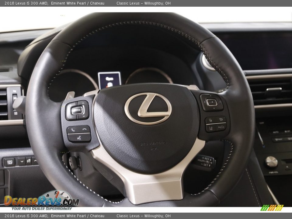 2018 Lexus IS 300 AWD Eminent White Pearl / Chateau Photo #7
