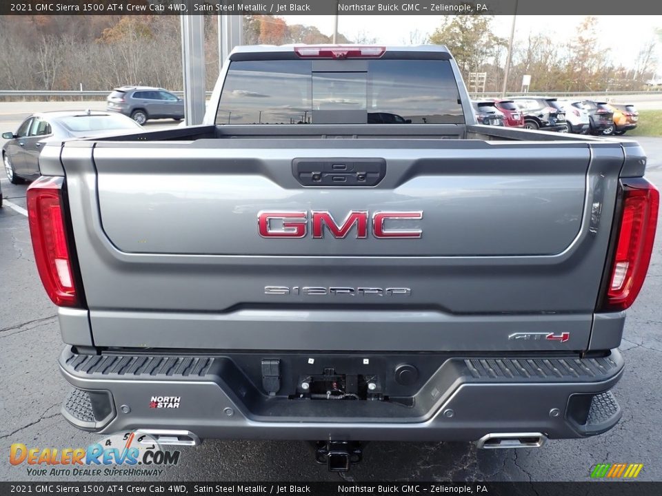 2021 GMC Sierra 1500 AT4 Crew Cab 4WD Satin Steel Metallic / Jet Black Photo #9