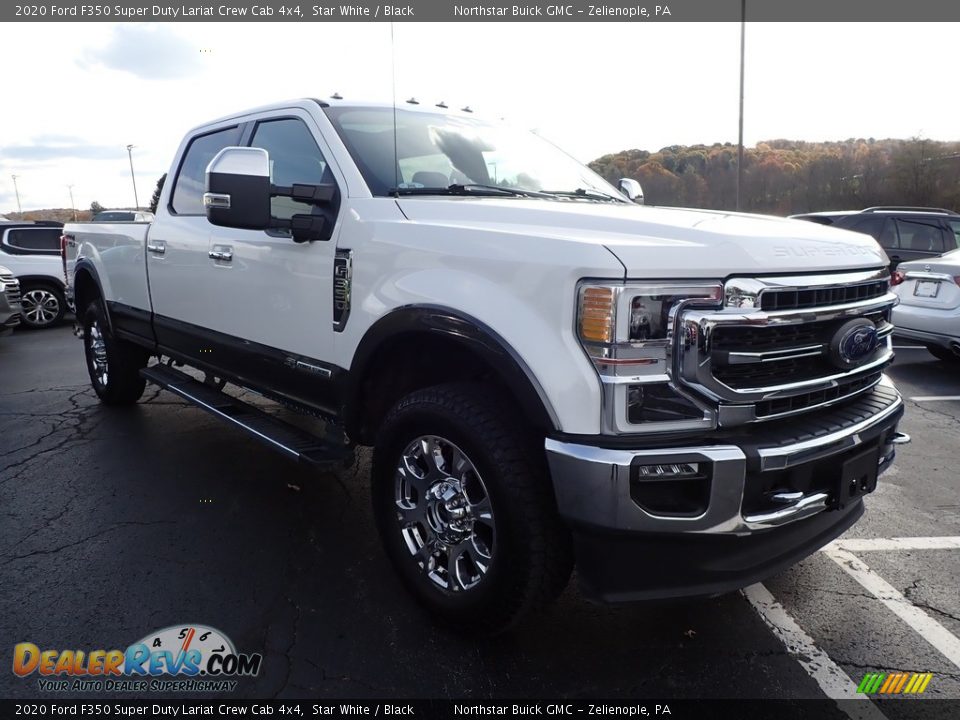 2020 Ford F350 Super Duty Lariat Crew Cab 4x4 Star White / Black Photo #4