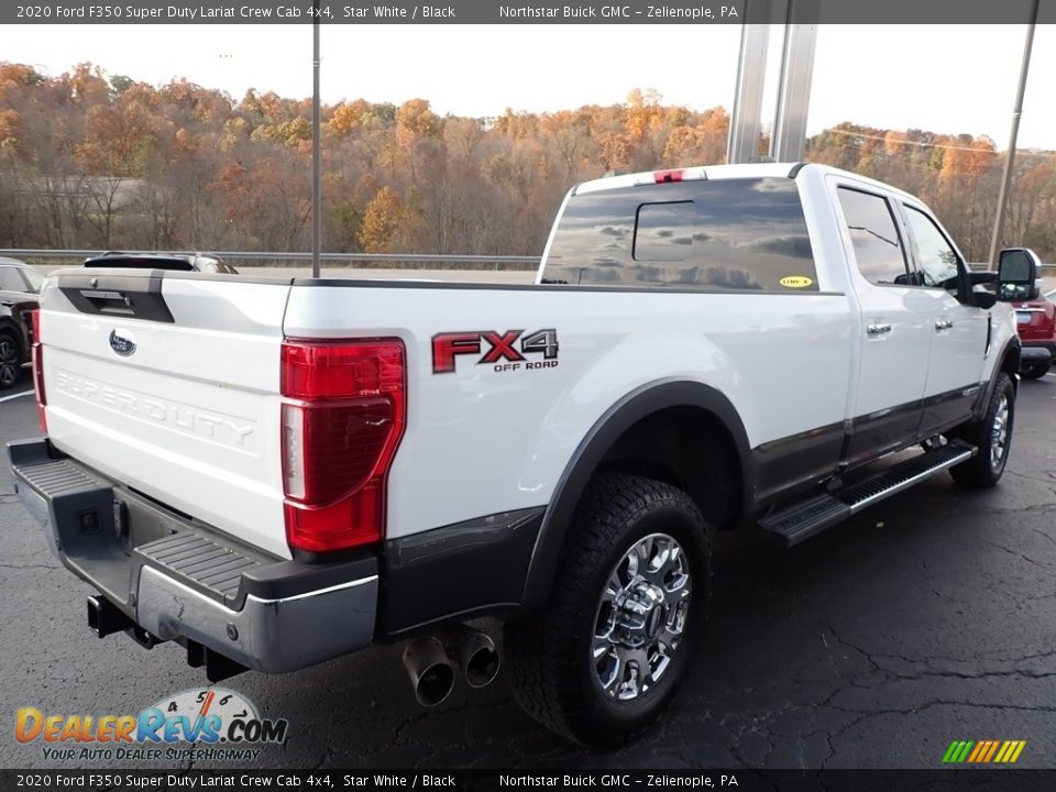 2020 Ford F350 Super Duty Lariat Crew Cab 4x4 Star White / Black Photo #8