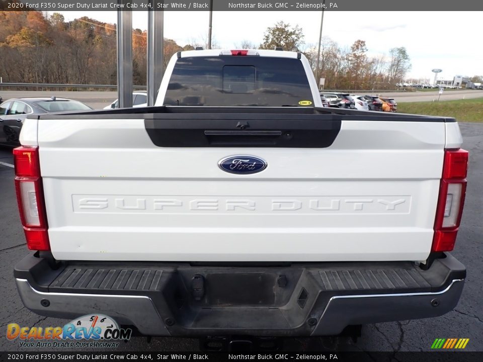 2020 Ford F350 Super Duty Lariat Crew Cab 4x4 Star White / Black Photo #9