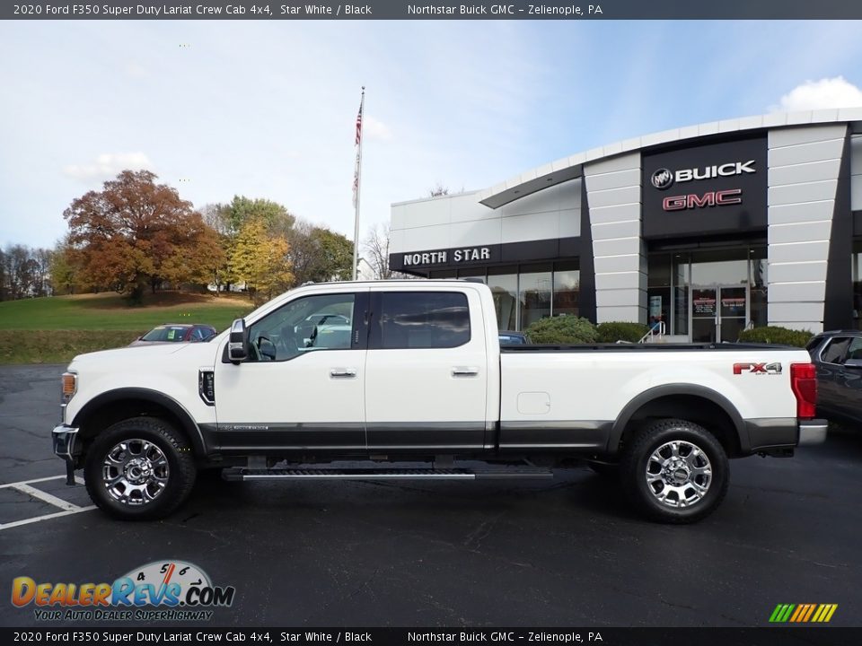 2020 Ford F350 Super Duty Lariat Crew Cab 4x4 Star White / Black Photo #11