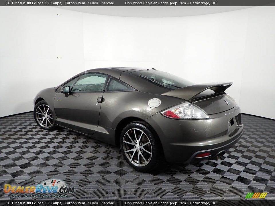 2011 Mitsubishi Eclipse GT Coupe Carbon Pearl / Dark Charcoal Photo #11