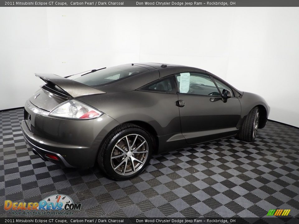2011 Mitsubishi Eclipse GT Coupe Carbon Pearl / Dark Charcoal Photo #15