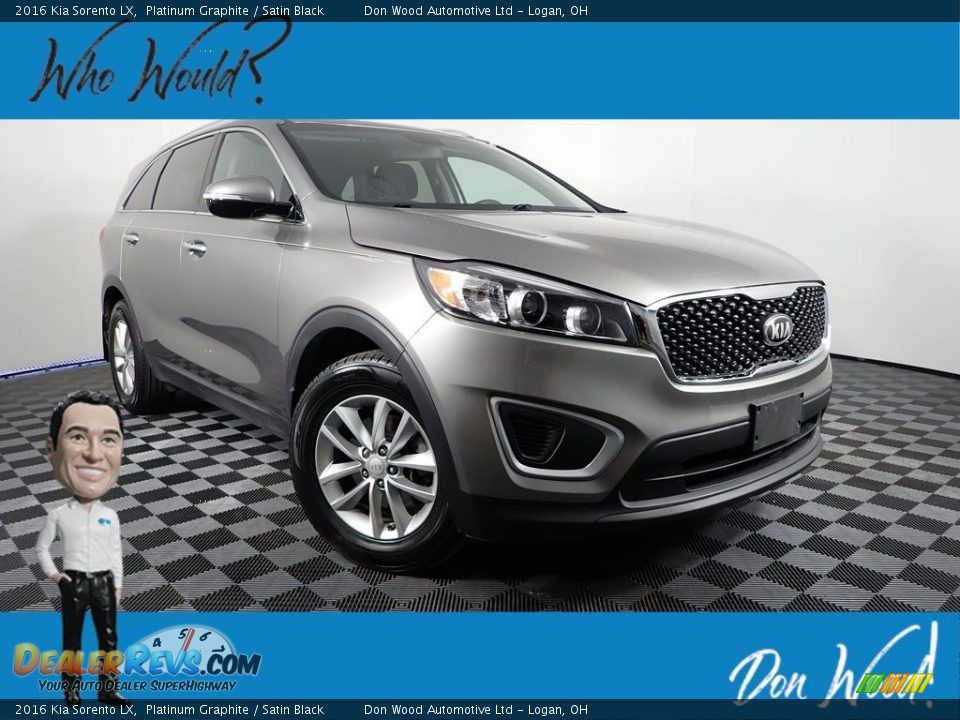 2016 Kia Sorento LX Platinum Graphite / Satin Black Photo #1