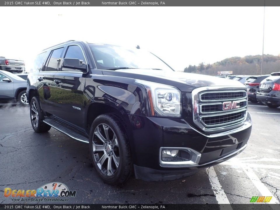 2015 GMC Yukon SLE 4WD Onyx Black / Jet Black Photo #4