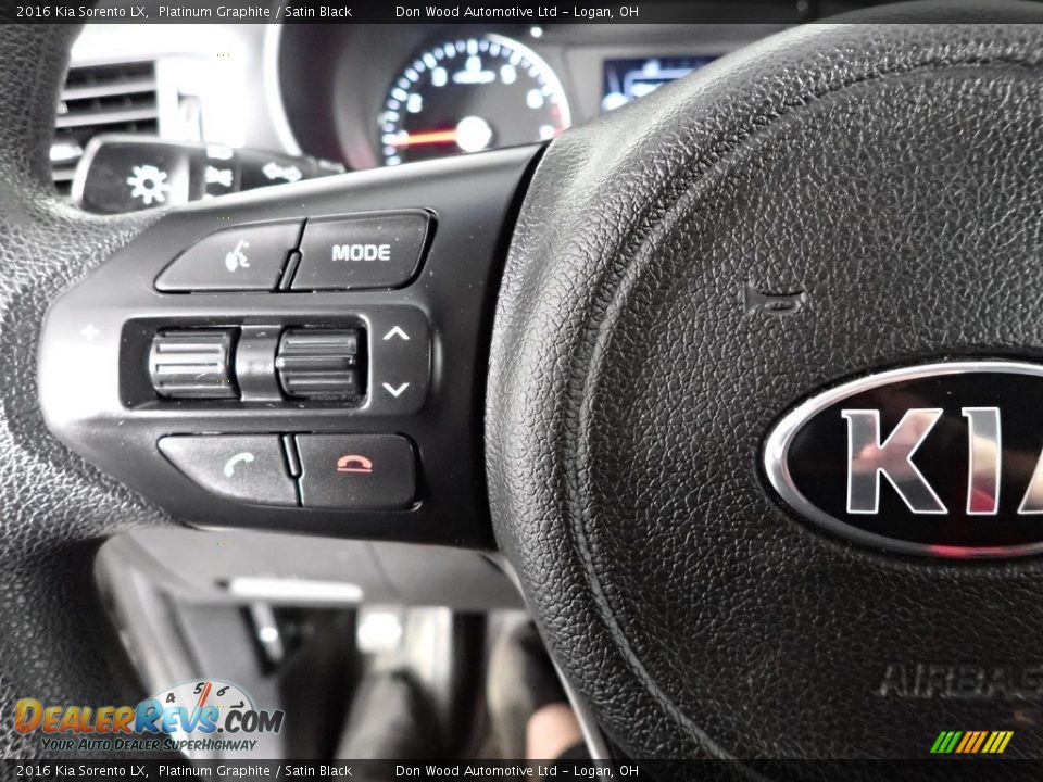2016 Kia Sorento LX Platinum Graphite / Satin Black Photo #22