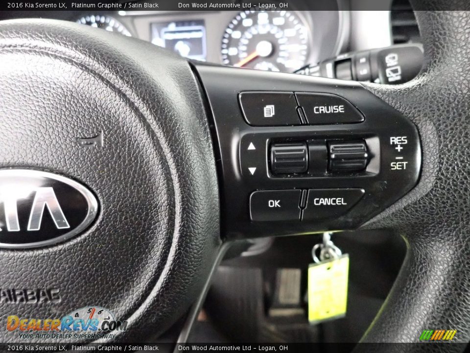 2016 Kia Sorento LX Platinum Graphite / Satin Black Photo #23