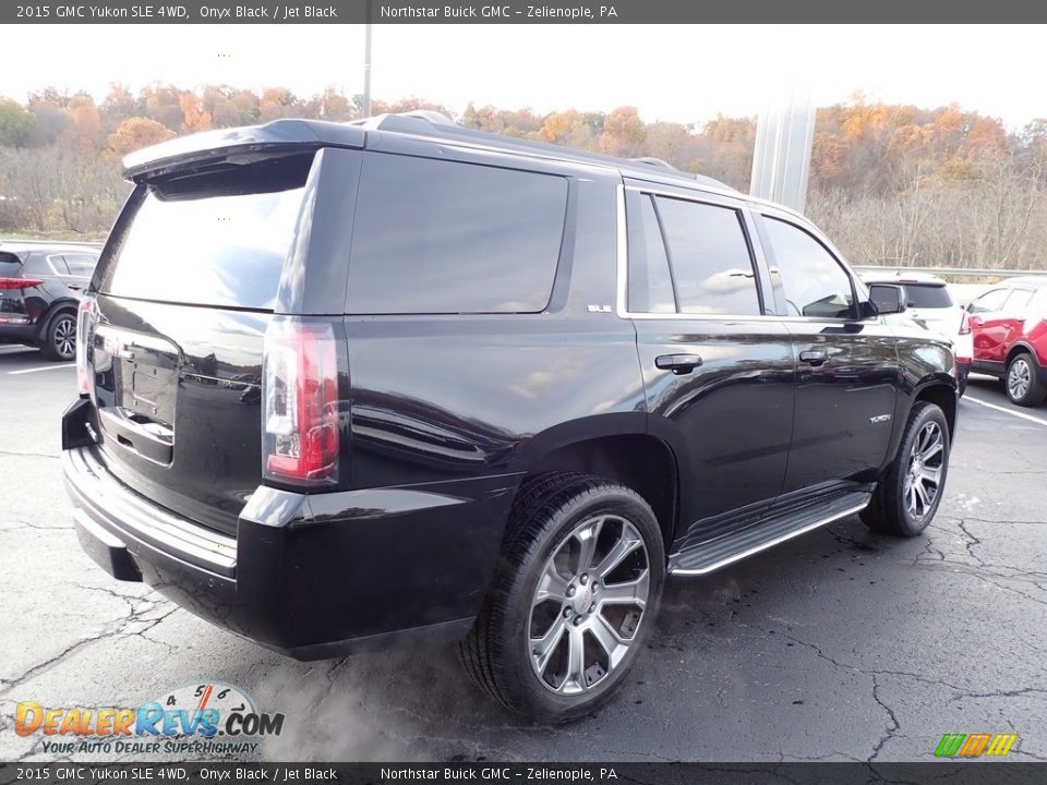 2015 GMC Yukon SLE 4WD Onyx Black / Jet Black Photo #9