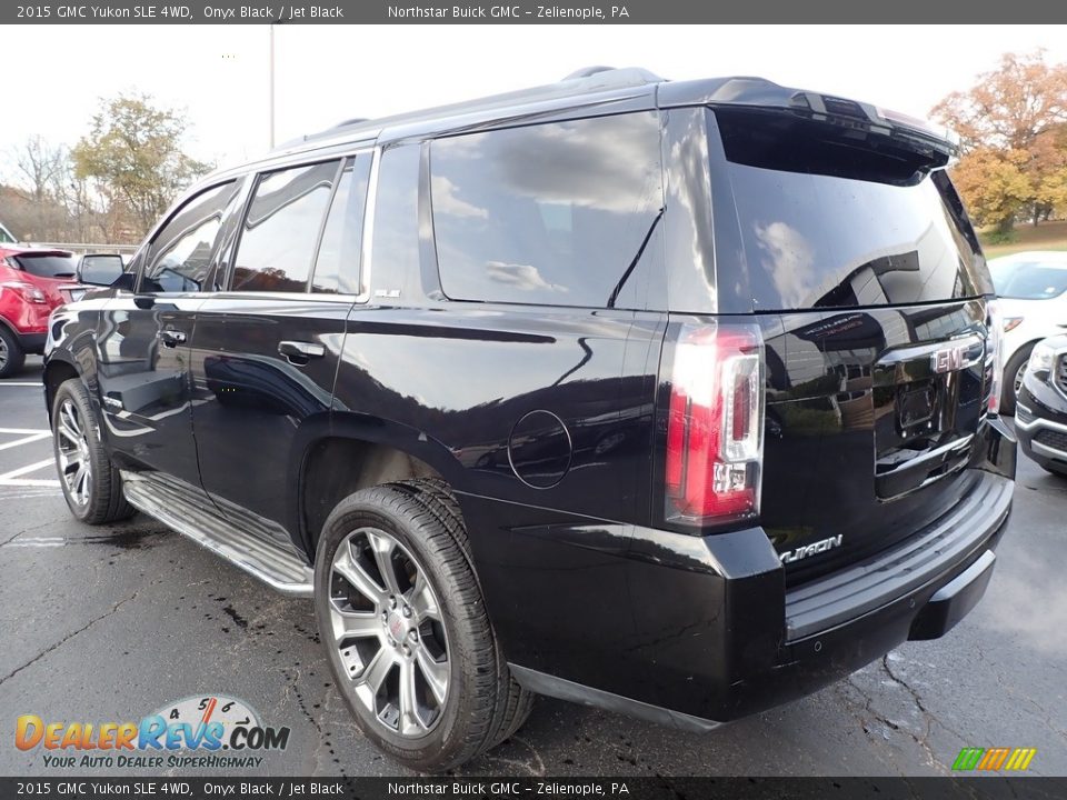 2015 GMC Yukon SLE 4WD Onyx Black / Jet Black Photo #13