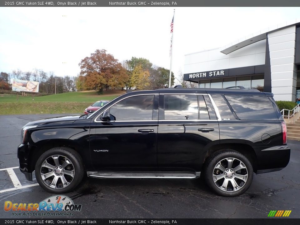 2015 GMC Yukon SLE 4WD Onyx Black / Jet Black Photo #14