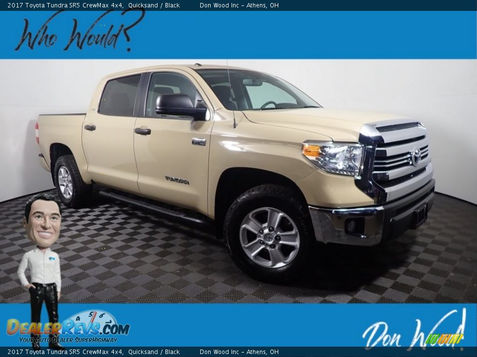 2017 Toyota Tundra SR5 CrewMax 4x4 Quicksand / Black Photo #1
