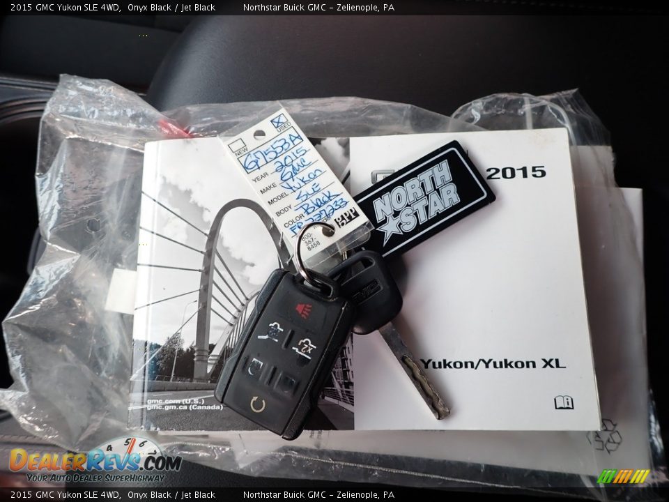 2015 GMC Yukon SLE 4WD Onyx Black / Jet Black Photo #29