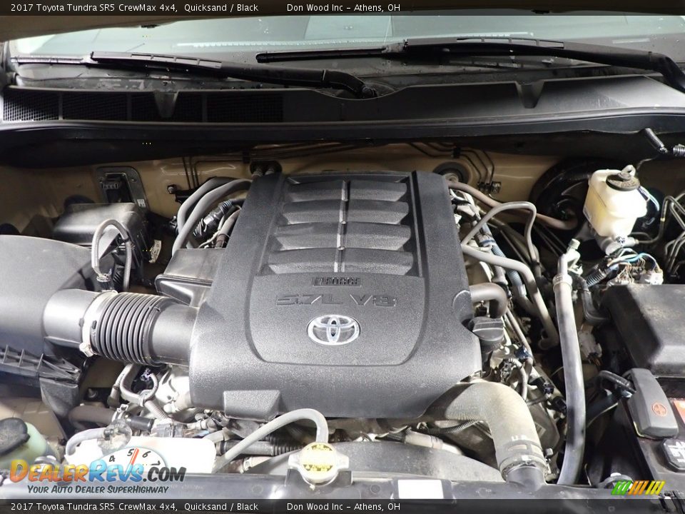 2017 Toyota Tundra SR5 CrewMax 4x4 Quicksand / Black Photo #7