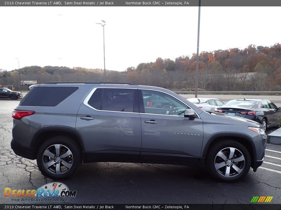 2019 Chevrolet Traverse LT AWD Satin Steel Metallic / Jet Black Photo #5