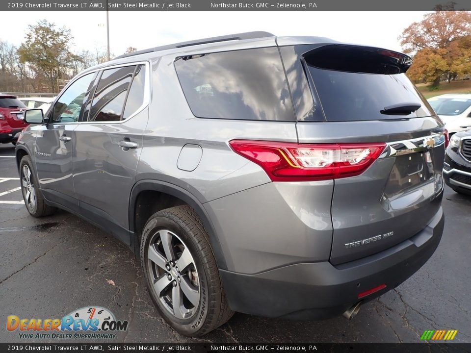 2019 Chevrolet Traverse LT AWD Satin Steel Metallic / Jet Black Photo #11