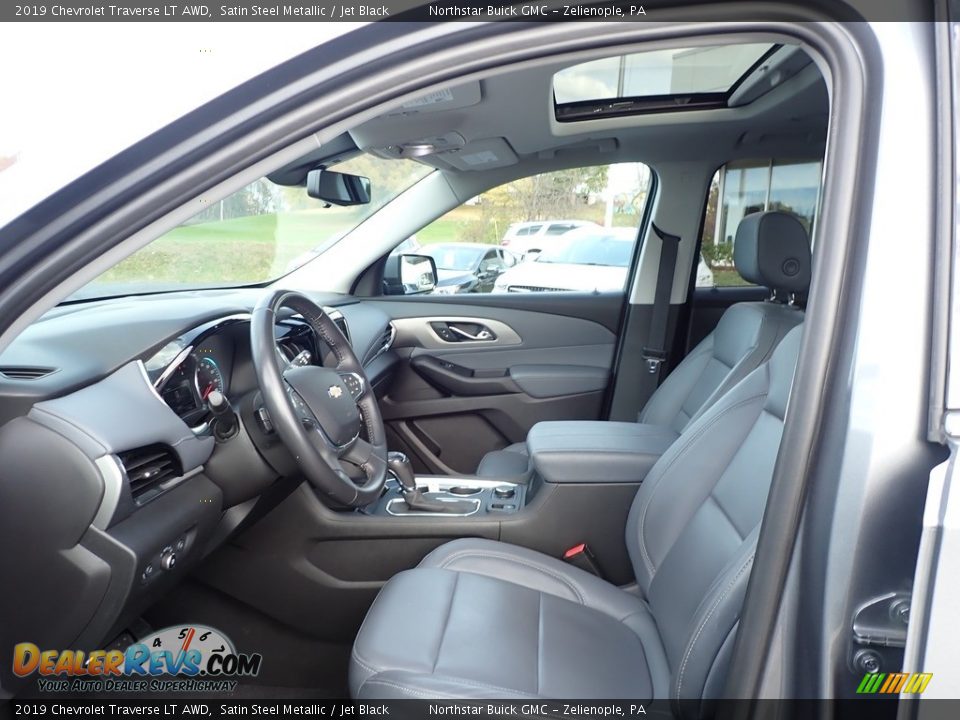2019 Chevrolet Traverse LT AWD Satin Steel Metallic / Jet Black Photo #15