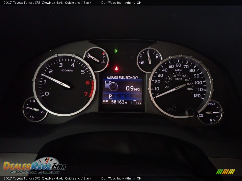 2017 Toyota Tundra SR5 CrewMax 4x4 Quicksand / Black Photo #27