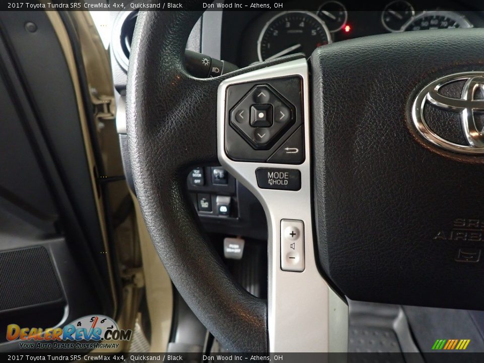 2017 Toyota Tundra SR5 CrewMax 4x4 Quicksand / Black Photo #28