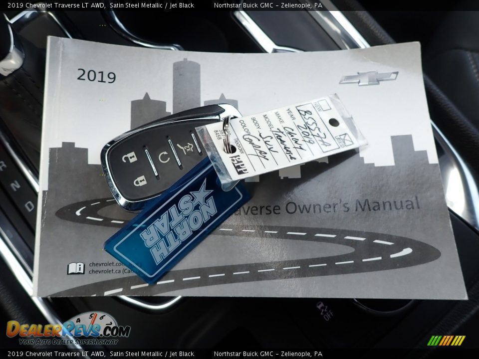 2019 Chevrolet Traverse LT AWD Satin Steel Metallic / Jet Black Photo #29