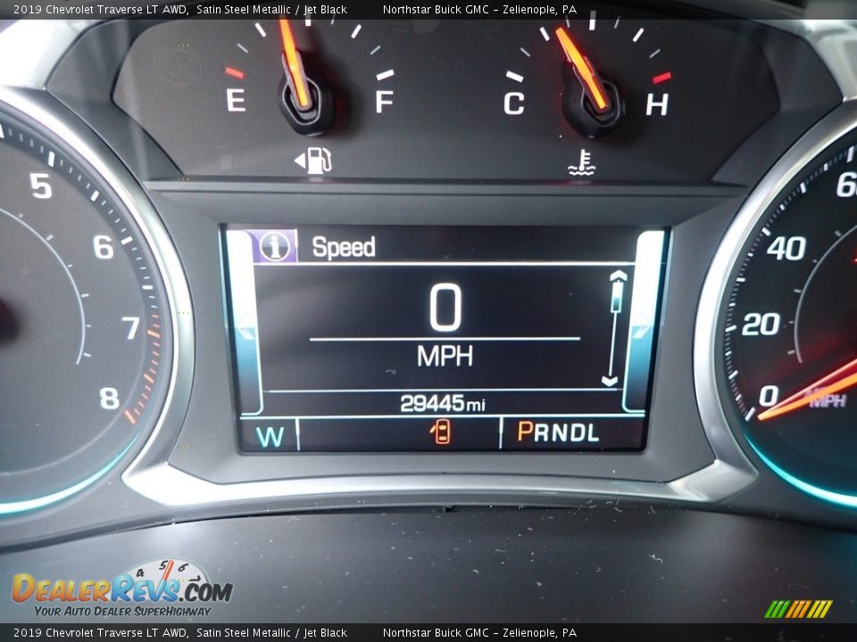 2019 Chevrolet Traverse LT AWD Satin Steel Metallic / Jet Black Photo #30