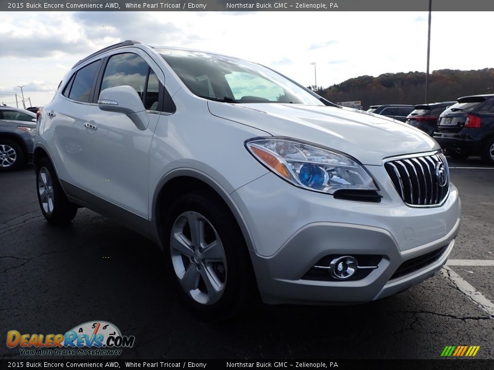 2015 Buick Encore Convenience AWD White Pearl Tricoat / Ebony Photo #4