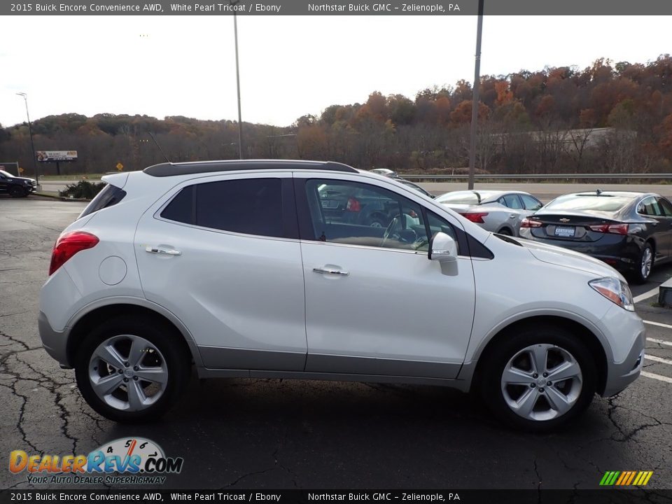 2015 Buick Encore Convenience AWD White Pearl Tricoat / Ebony Photo #5