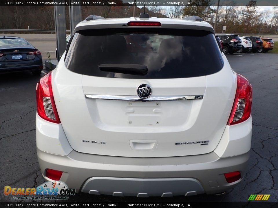 2015 Buick Encore Convenience AWD White Pearl Tricoat / Ebony Photo #9