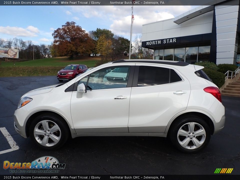 2015 Buick Encore Convenience AWD White Pearl Tricoat / Ebony Photo #12