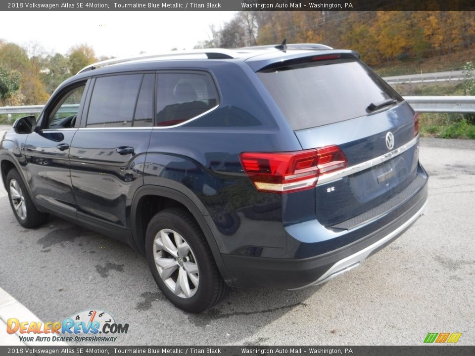 2018 Volkswagen Atlas SE 4Motion Tourmaline Blue Metallic / Titan Black Photo #10