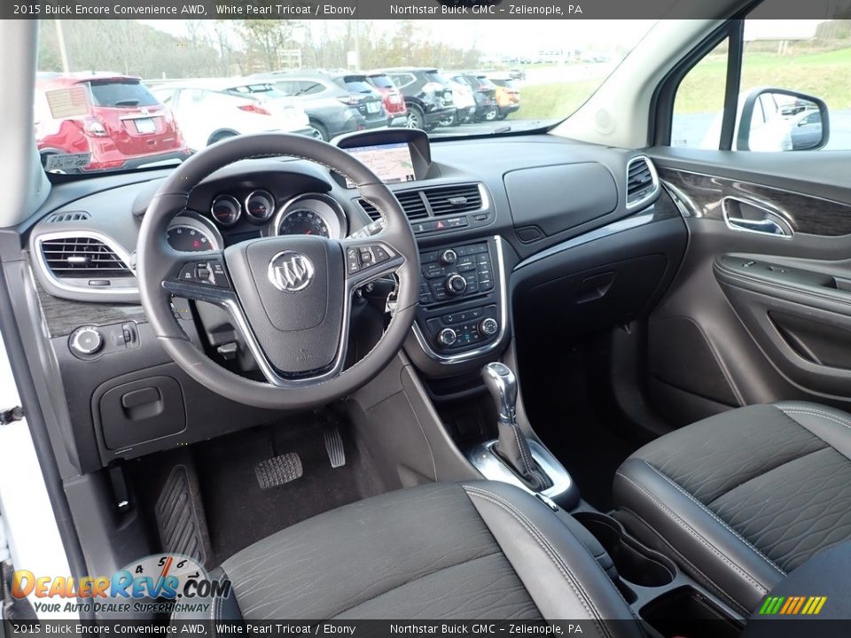 2015 Buick Encore Convenience AWD White Pearl Tricoat / Ebony Photo #17