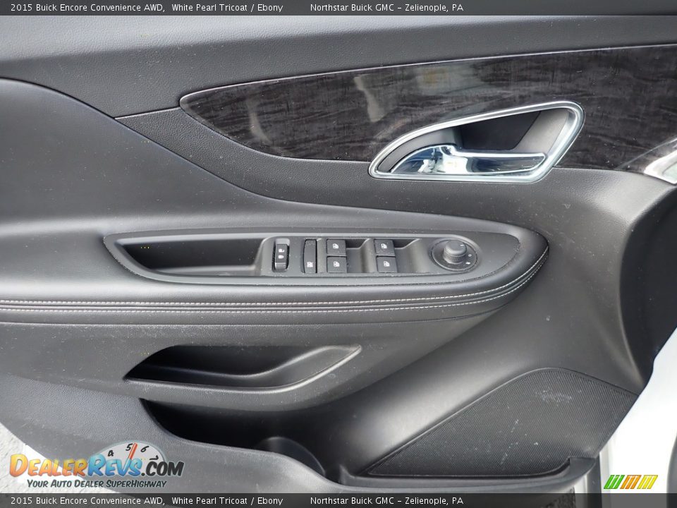 2015 Buick Encore Convenience AWD White Pearl Tricoat / Ebony Photo #19