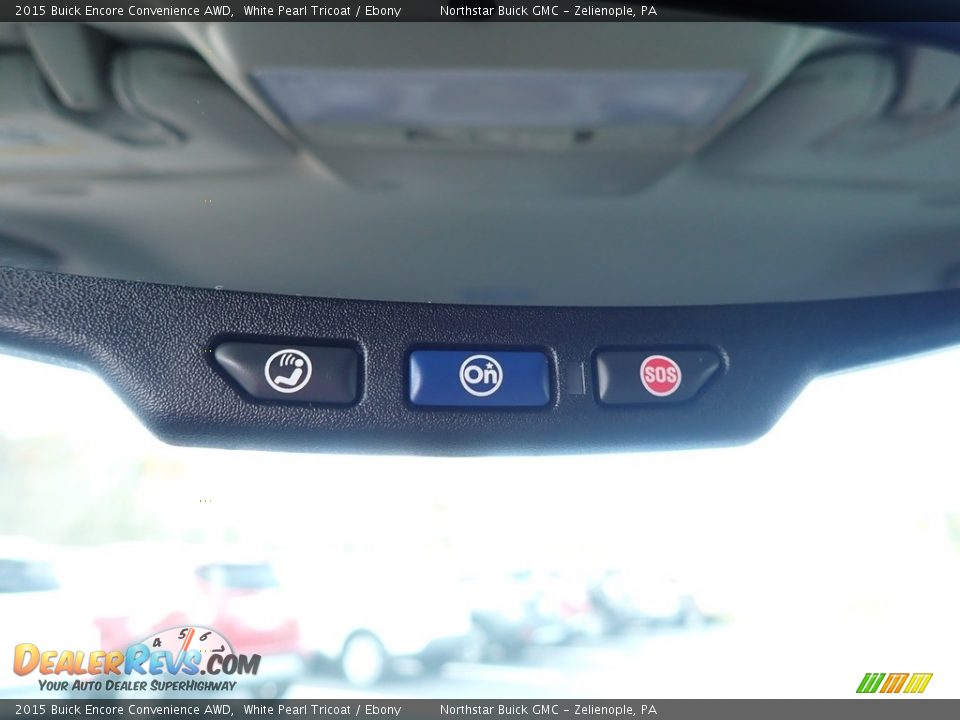 2015 Buick Encore Convenience AWD White Pearl Tricoat / Ebony Photo #28