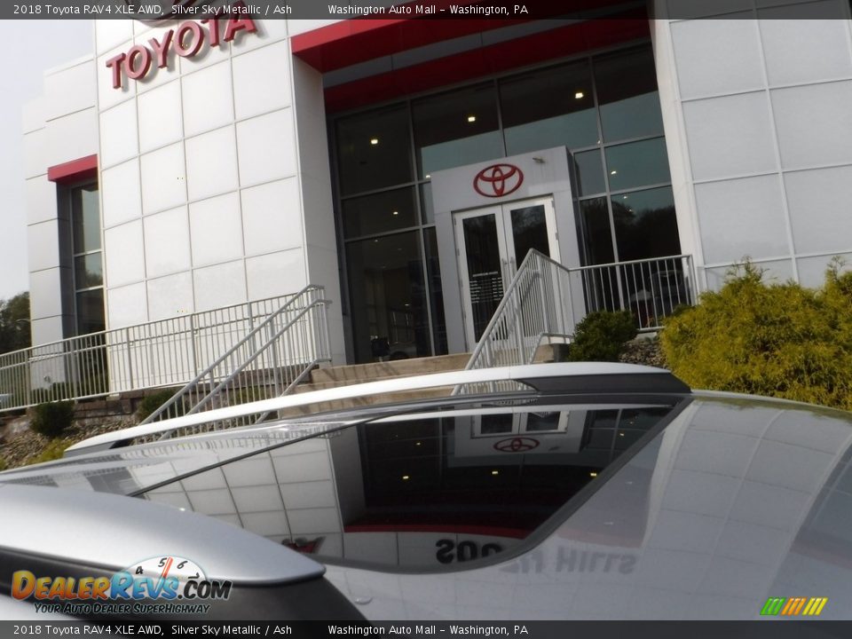 2018 Toyota RAV4 XLE AWD Silver Sky Metallic / Ash Photo #3