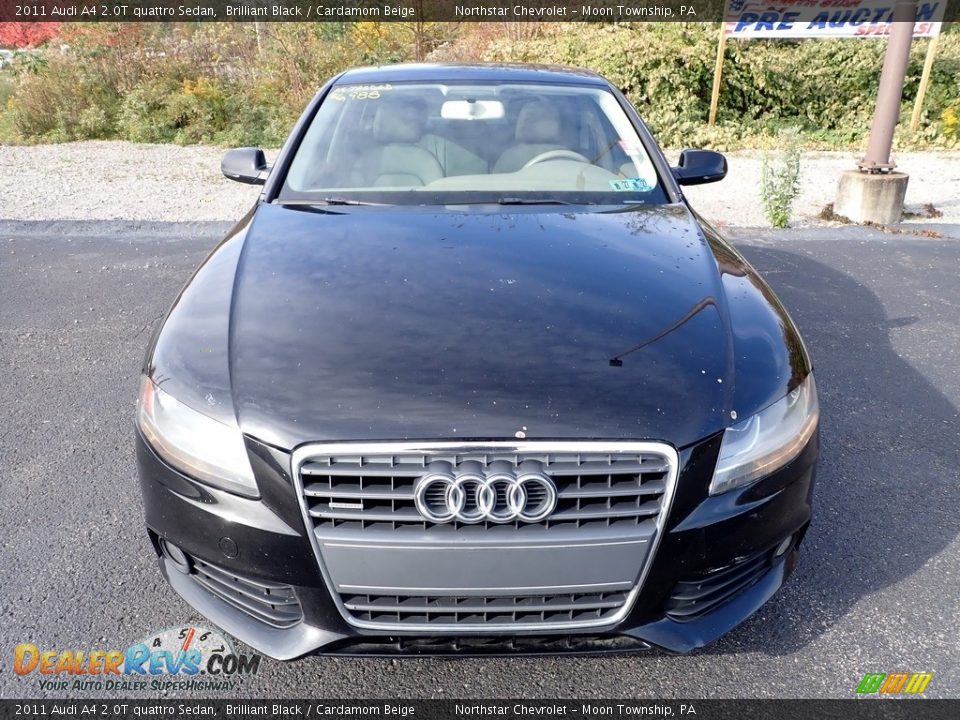 2011 Audi A4 2.0T quattro Sedan Brilliant Black / Cardamom Beige Photo #6