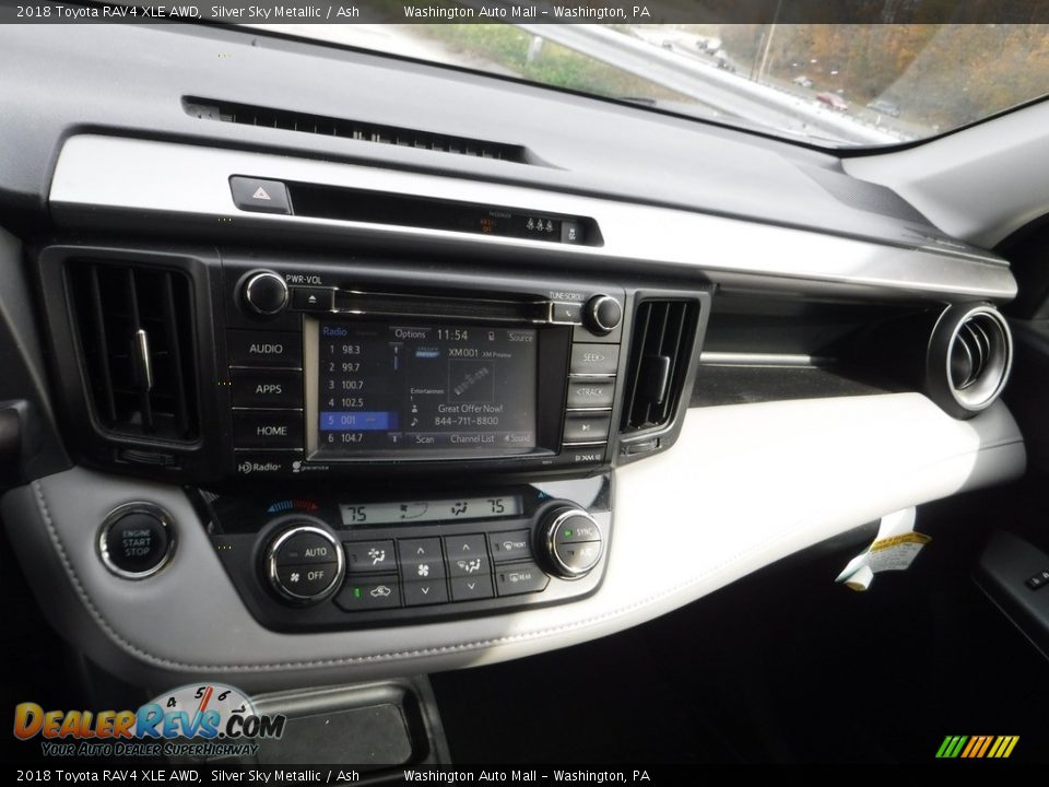2018 Toyota RAV4 XLE AWD Silver Sky Metallic / Ash Photo #4