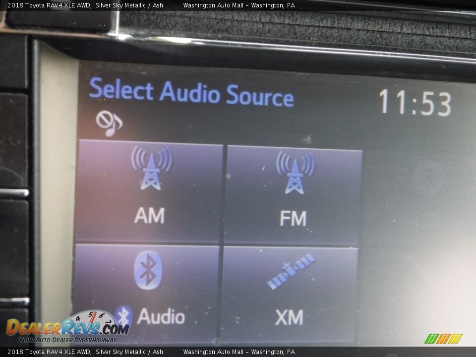 2018 Toyota RAV4 XLE AWD Silver Sky Metallic / Ash Photo #6