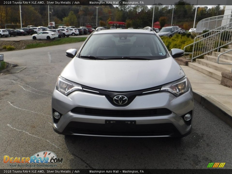2018 Toyota RAV4 XLE AWD Silver Sky Metallic / Ash Photo #12