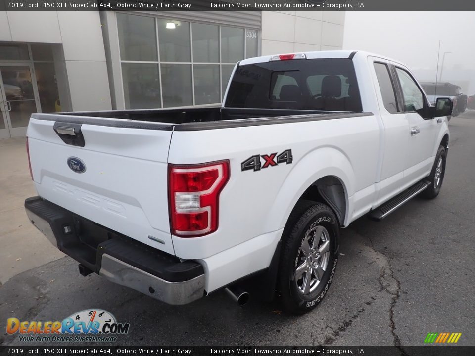 2019 Ford F150 XLT SuperCab 4x4 Oxford White / Earth Gray Photo #2