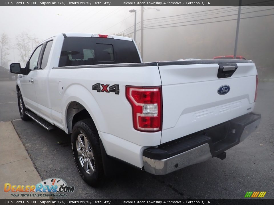 2019 Ford F150 XLT SuperCab 4x4 Oxford White / Earth Gray Photo #4