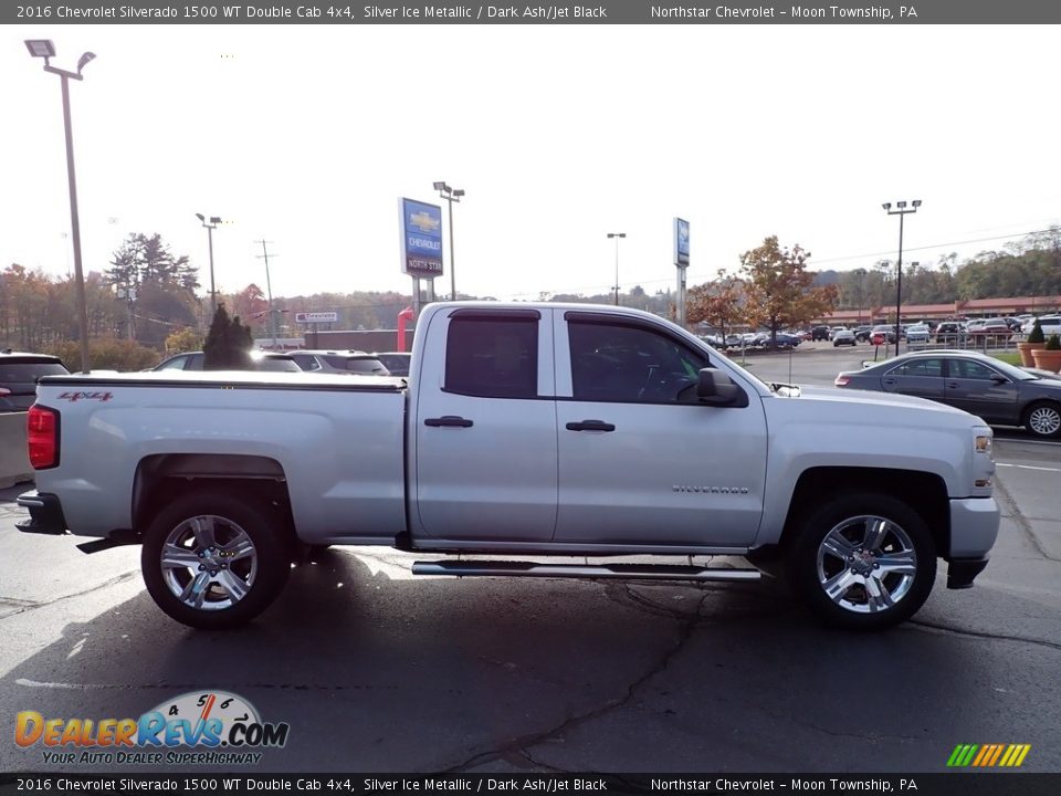 Silver Ice Metallic 2016 Chevrolet Silverado 1500 WT Double Cab 4x4 Photo #9