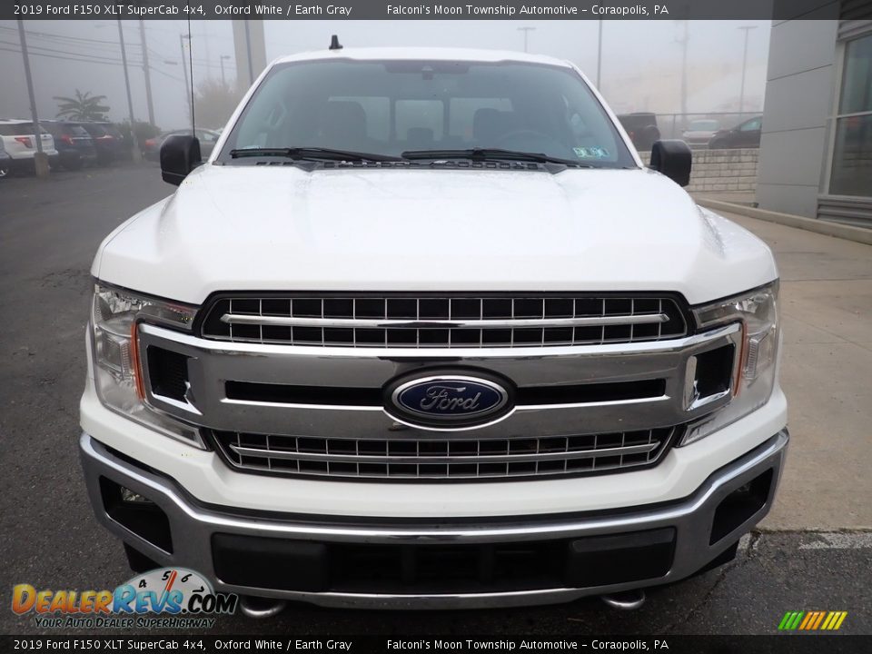 2019 Ford F150 XLT SuperCab 4x4 Oxford White / Earth Gray Photo #7