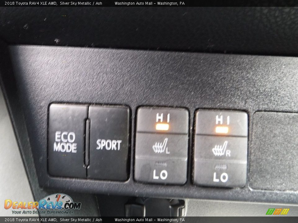 2018 Toyota RAV4 XLE AWD Silver Sky Metallic / Ash Photo #23