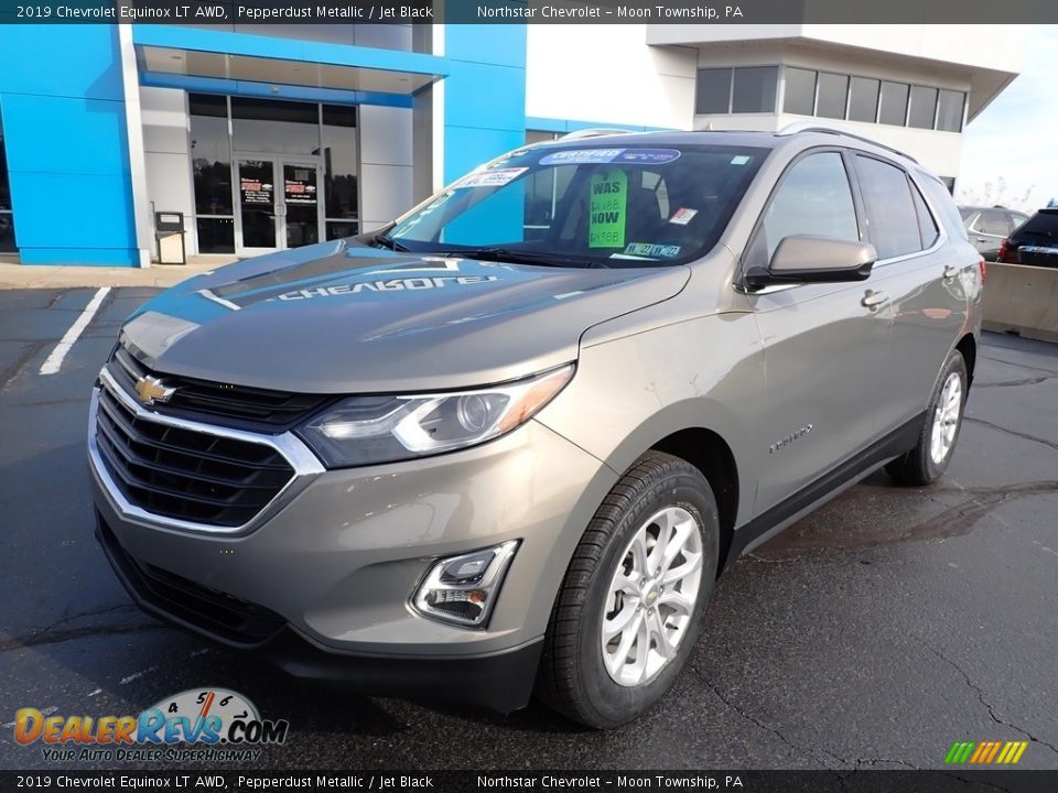 2019 Chevrolet Equinox LT AWD Pepperdust Metallic / Jet Black Photo #2